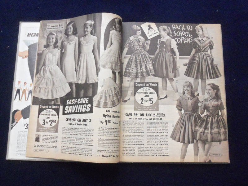 1962 MONTGOMERY WARD 90TH ANNIV. SALE CATALOG -HARDCOVER- KANSAS CITY,MO - R 96B
