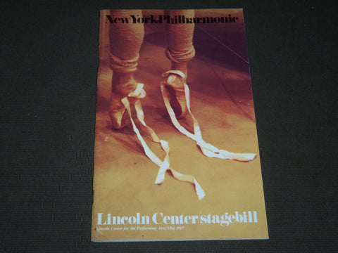 1987 MAY MAHLER AUTOGRAPHED PROGRAM - FLORENCE QUIVAR - MEZZO - J 5266