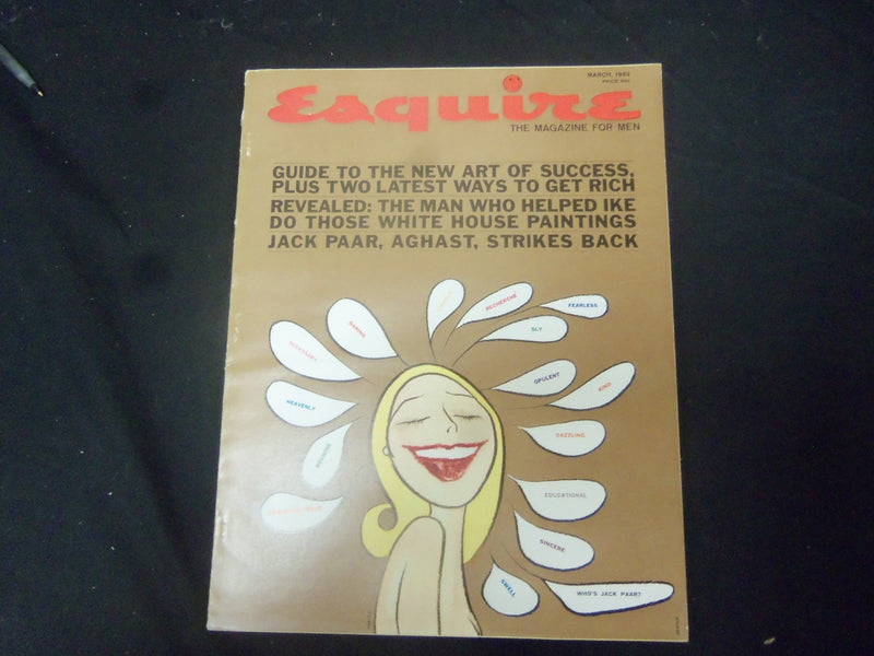 1962 MARCH ESQUIRE MAGAZINE - GREAT COVER, PHOTOS AND ADS - ST 2615