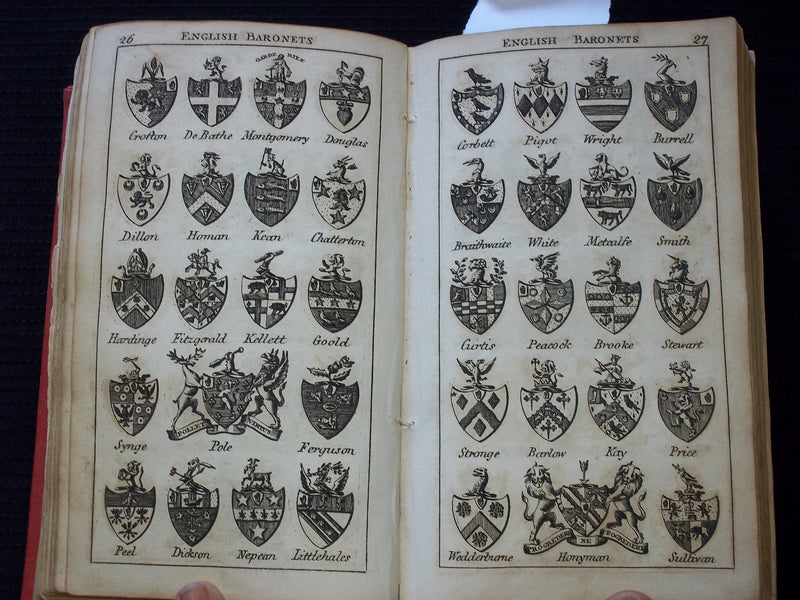 1808 THE ROYAL KALENDAR ANNUAL REGISTER - HARDCOVER -NICE ILLUSTRATIONS- KD 7586