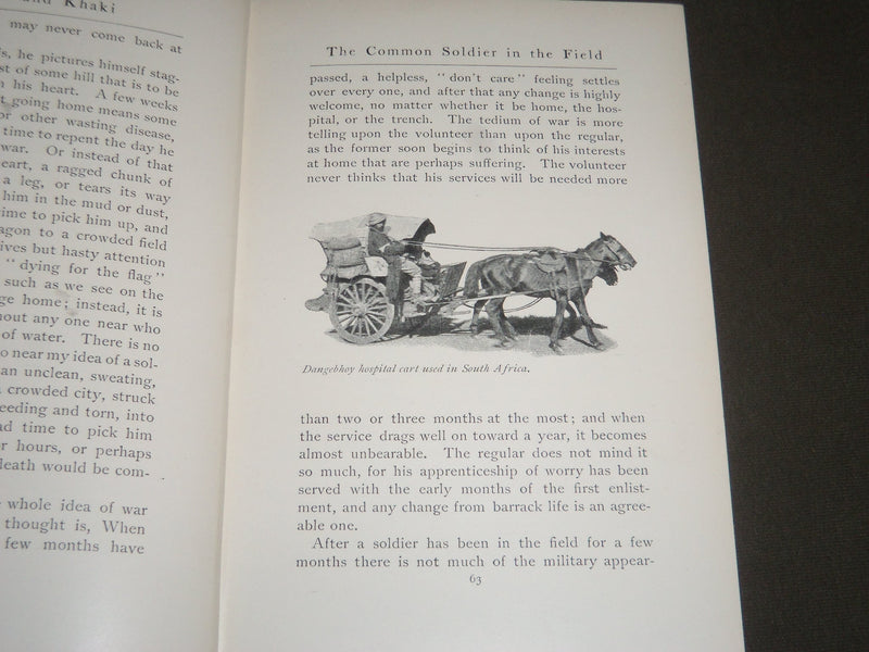 1901 BLUE SHIRT AND KHAKI BY JAMES F. J. ARCHIBALD BOOK - NICE PHOTOS - KD 4492