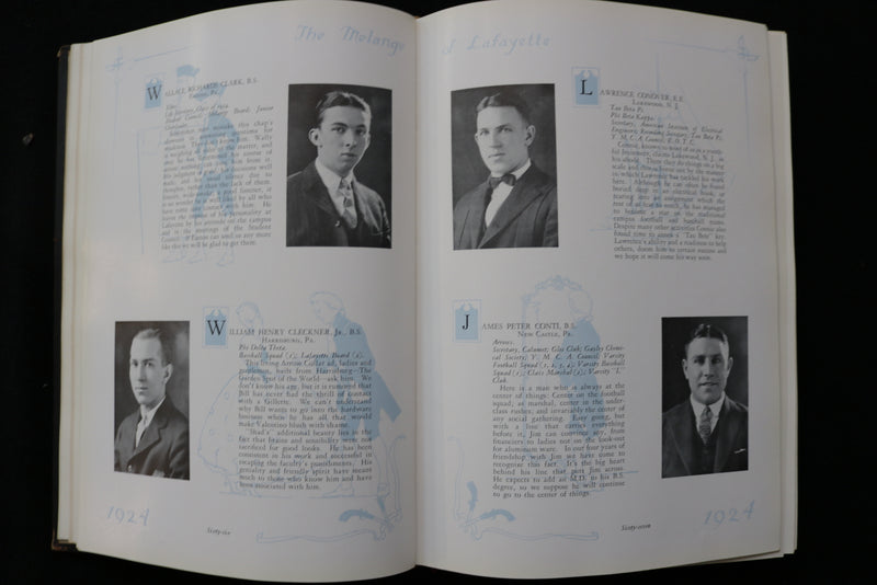 1924 THE MELANGE LAFAYETTE COLLEGE YEARBOOK - EASTON, PENNSYLVANIA - YB 3499