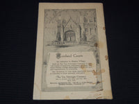 1924 THE MIRACLE STAGE PROGRAM - MAX REINHARDT - CLEVELAND - J 8010