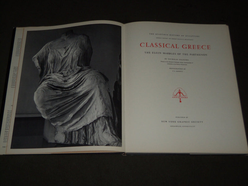 1960 CLASSICAL GREECE BY NICHOLAS YALOURIS HARDCOVER BOOK - NICE PLATES - I 1629