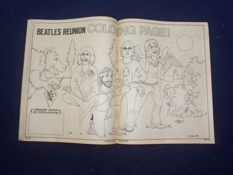 1976 APRIL 30 BUGLE AMERICAN MAGAZINE - THE GREAT BEATLE HOAX-REUNITING?- J 9441