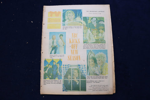 1968 SEPTEMBER 15 TV SCREEN MAGAZINE - HOPE LANGE-DARREN MCGAVIN COVER - E 23131