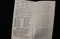 1956 FOOTBALL SCHEDULE - EARLY TIMES BOURBON - LOT OF 2 - K 2842