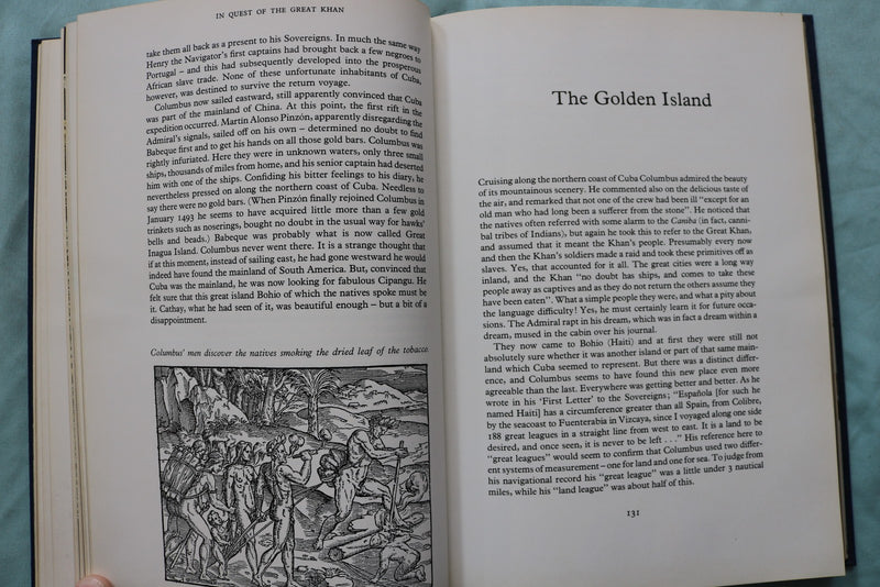 1973 CHRISTOPHER COLUMBUS HARDCOVER BOOK BY ERNLE BRADFORD - KD 9664