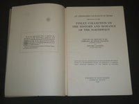 1924 FINLEY COLLECTION CATALOGUE OF BOOKS - KNOX COLLEGE - ILLINOIS - J 5219