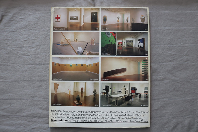 1988-89 ANNUAL ART IN AMERICA MAGAZINE - GUIDE TO GALLERIES COVER - E 26756