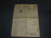 1962 DEC 2 THE JERUSALEM POST NEWSPAPER-ISRAEL TO ACT IN NASSAR MEDDLES- NP 3386