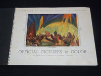 1934 CENTURY OF PROGRESS OFFICIAL PICTURES IN COLOR BOOK - J 7326