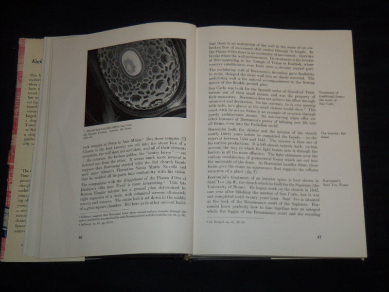 1949 SPACE TIME AND ARCHITECTURE HARDCOVER BOOK BY S. GIEDION - KD 4352G