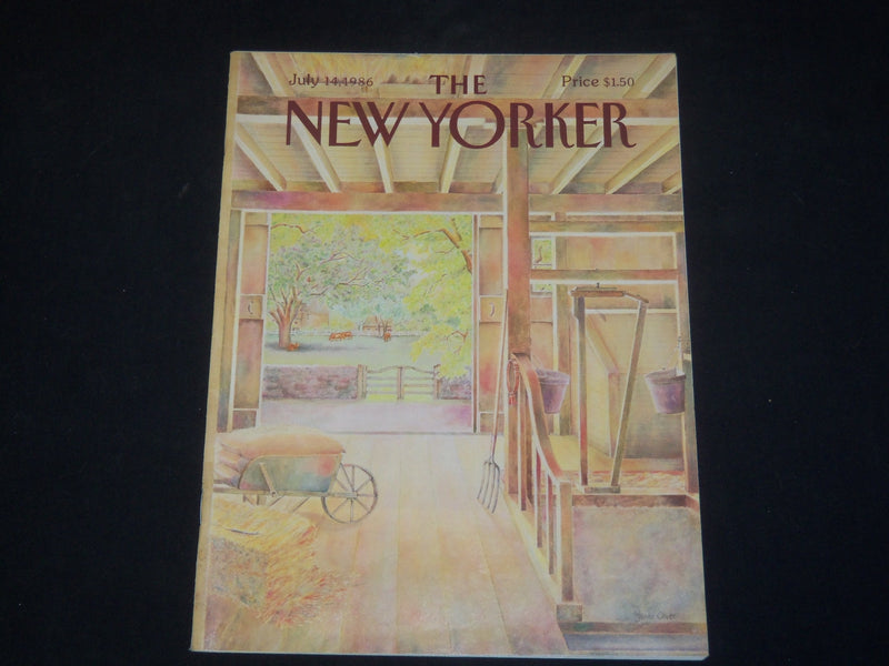 1986 JULY 14 THE NEW YORKER MAGAZINE - ILLUSTRATED COVER - NY 1323