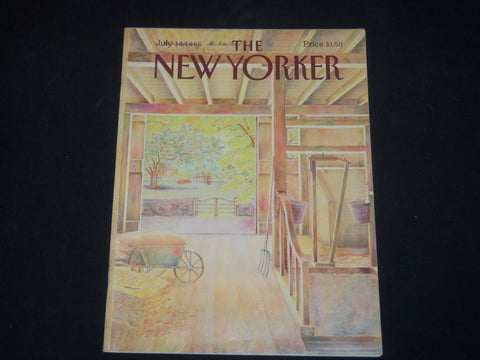 1986 JULY 14 THE NEW YORKER MAGAZINE - ILLUSTRATED COVER - NY 1323