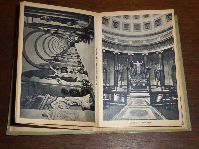 1920'S CAMPOSANTO DI GENOVA FOLD OUT VIEW BOOKS LOT OF 2 - K 1157