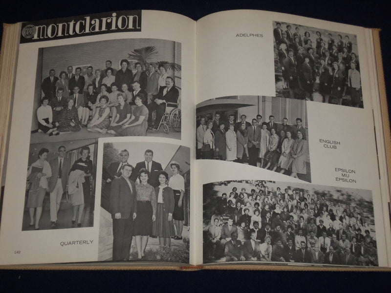 1962 LA CAMPANA MONTCLAIR STATE COLLEGE YEARBOOK - GREAT PHOTOS - YB 466