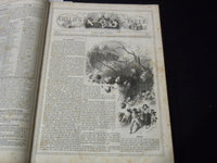 1852-1862 THE CHILD'S PAPER BOUND VOLUME - NICE ILLUSTRATIONS - KD 3352F