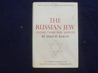 1964 THE RUSSIAN JEW UNDER TSARS HARDCOVER BOOK BY SALO BARON - SIGNED - KD 9308