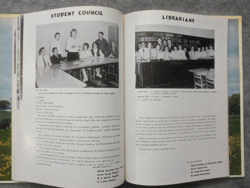 1960 THE PIRATE LOG ILLIOPOLIS HIGH SCHOOL YEARBOOK - ILLIOPOLIS, IL - YB 3349