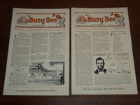 1923-1924 THE BUSY BEE MAGAZINE LOT OF 3 - HOME SAVINGS BANK BOSTON - K 1213