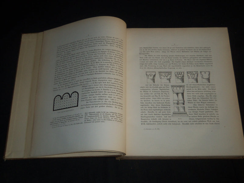 1860 DENKMAELER DER KUNST DES MITTELALTERS IN UNTERITALIEN VOLUME 1-4 - Z 165