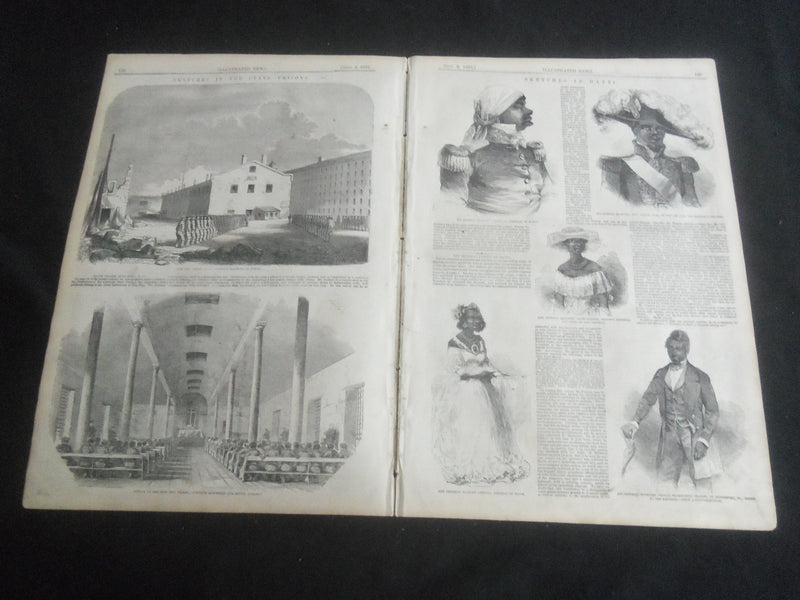 1853 SEPTEMBER 3 ILLUSTRATED NEWS MAGAZINE - COMMANDER INGRAHAM - B 5531N