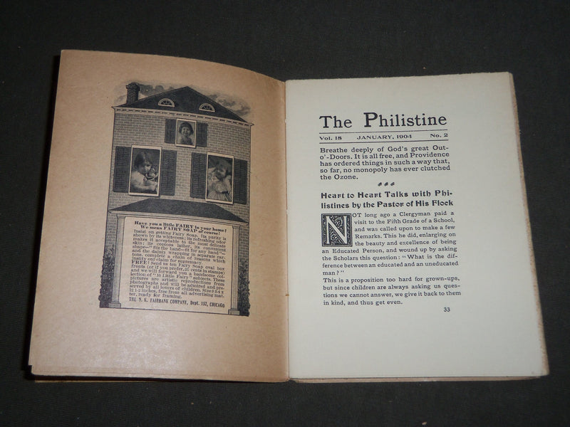 1904 THE PHILISTINE MAGAZINE LOT OF 12 ISSUES - BY ELBERT HUBBARD - WR 709F
