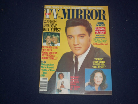 1978 SEPTEMBER TV MIRROR MAGAZINE - ELVIS PRESLEY - PHOTOS & STORIES - ST 5977