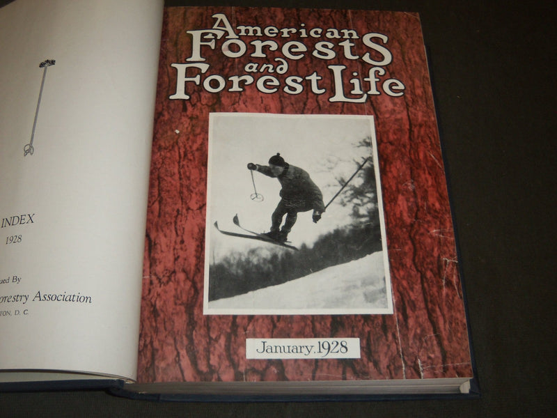 1928 JAN-DEC AMERICAN FORESTS & FOREST LIFE MAGAZINE BOUND VOLUME - R 405