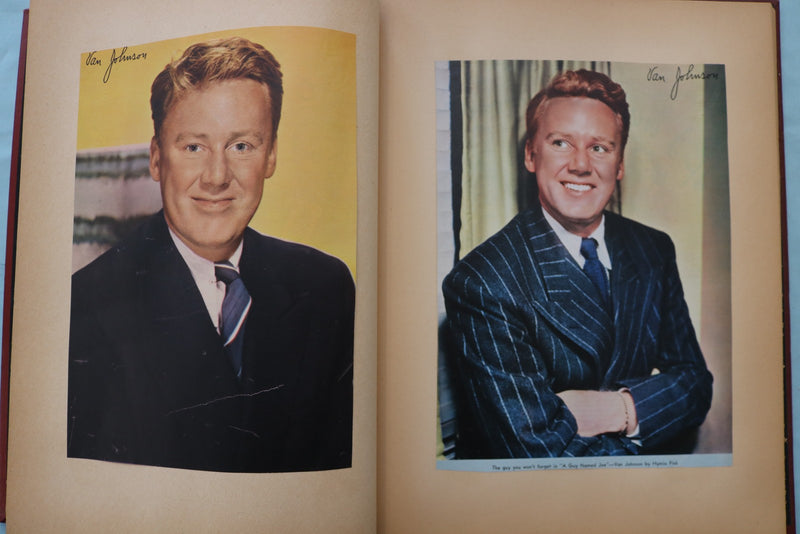 1940'S MOVIE STAR SCRAPBOOK - CLARK GABLE-MICKEY ROONEY-RONALD REAGAN - E 26489