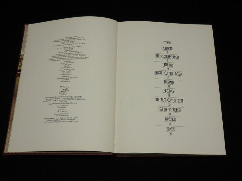 1978 THE SCHLUMPF OBSESSION HARDCOVER BOOK BY JENKINSON & VERSTAPPEN - R 724R