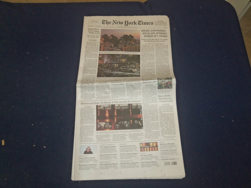 2021 MAY 12 NEW YORK TIMES - ISRAEL AND HAMAS ESCALATE ATTACKS; WORST IN 7 YEARS