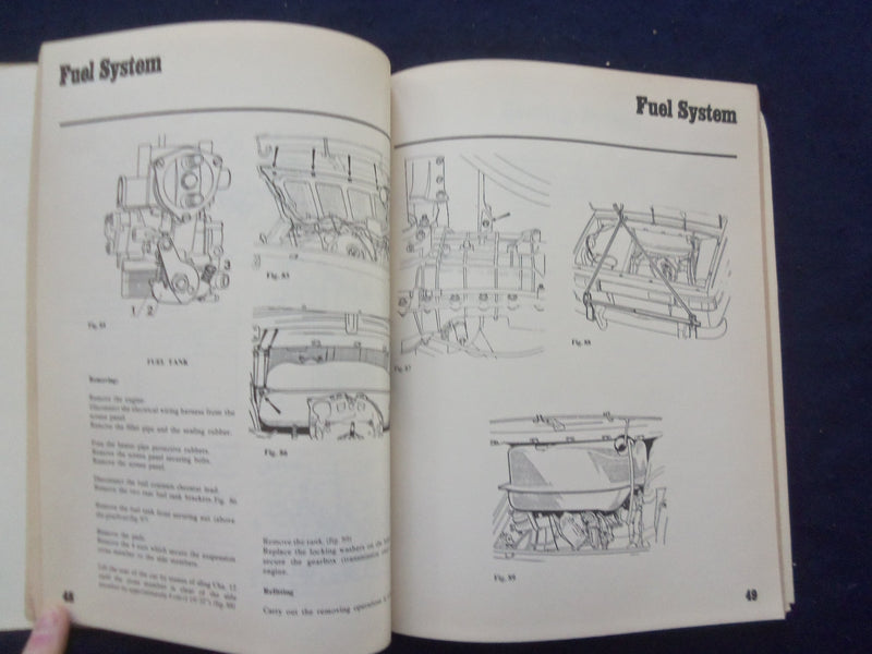 1973 RENAULT 10 1967-72 & SAAB 99E 1968-72 SOFTCOVER MANUALS -LOT OF 2 - KD 8200
