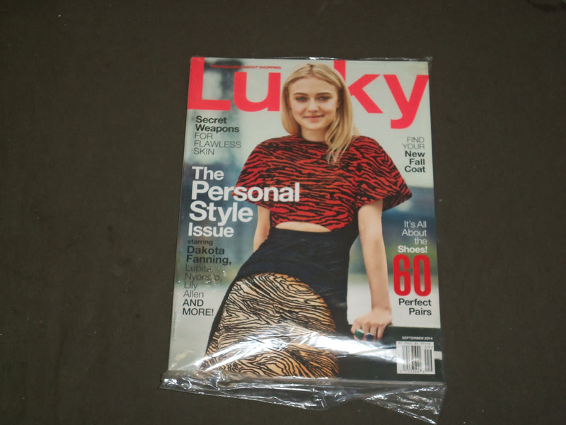 2014 SEPTEMBER LUCKY MAGAZINE - DAKOTA FANNING COVER - B 3603