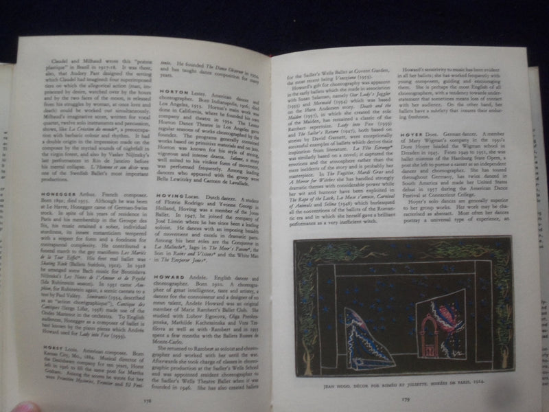 1959 DICTIONARY OF MODERN BALLET HARDCOVER BOOK BY SELMA JEANNE COHEN - KD 8772