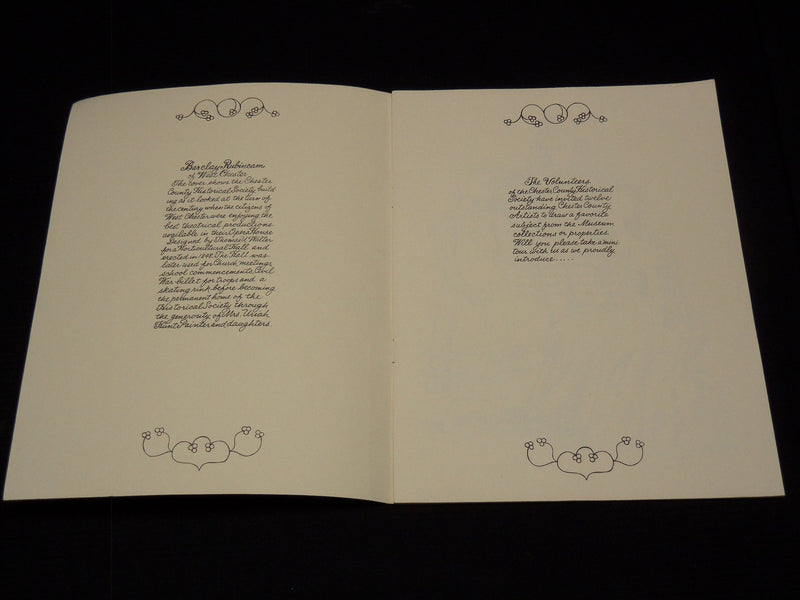 1976 CHESTER COUNTY HISTORICAL SOCIETY COLORING BOOK - J 7351