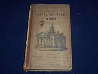 1833 THE NEW-YORK ANNUAL REGISTER BY EDWIN WILLIAMS - POLITICAL INFO. - KD 1356