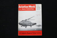 1961 APRIL 24 AVIATION WEEK MAGAZINE - SUD FRELON PROTOTYPES COVER - SP 4191X