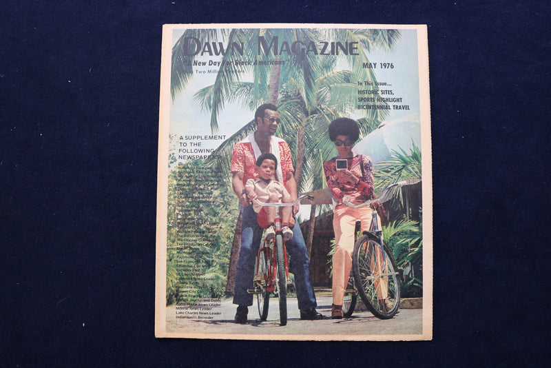 1976 MAY DAWN MAGAZINE - HISTORIC SITES - BICENTENNIAL TRAVEL - NP 8854
