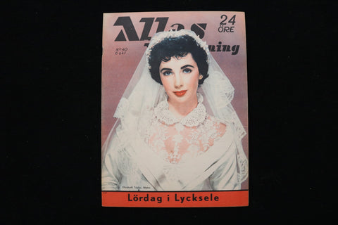 1950 OCTOBER 6 ALLAS VECKOTIDNING MAGAZINE - ELIZABETH TAYLOR COVER - E 26394