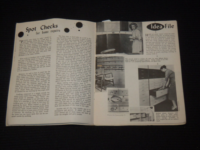 1950'S BETTER LIVING IN MADISON - SHOMBERG BUILDERS - WISCONSIN - K 652