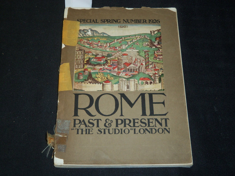 1926 ROME PAST & PRESENT THE STUDIO BOOK - SPRING NUMBER - J 5449