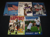 2009 NEW YORK GIANTS OFFICIAL GAME DAY PROGRAM LOT OF 12 - GREAT PHOTOS - O 2390