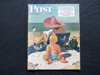 1950 JULY 22 THE SATURDAY EVENING POST MAGAZINE - ILLUSTRATED COVER - SP 1834