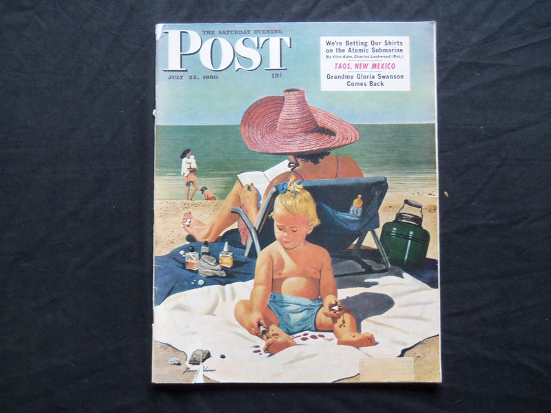 1950 JULY 22 THE SATURDAY EVENING POST MAGAZINE - ILLUSTRATED COVER - SP 1834