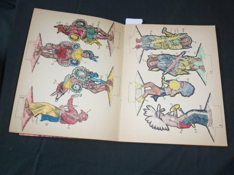 1948 & 1952 AMERICAN INDIAN READ-CUT AND COLOR BOOKS - LOT OF 3 - O 2618A