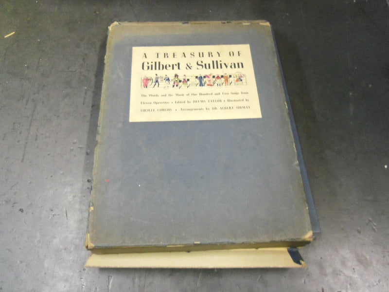 1941 A TREASURY OF GILBERT & SULLIVAN BOOK - 11 OPERETTAS - CORCOS - KD 3040
