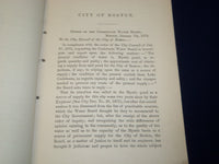 1874 REPORT OF THE COCHITUATE WATER BOARD - BOSTONIA - J 4578