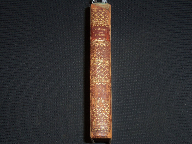 1806 THE POEMS OF OSSIAN THE SON OF FINGAL BOOK - VOLUME 1 - KD 9429